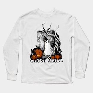 Ghost Alone Long Sleeve T-Shirt